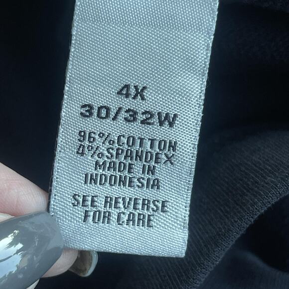 Catherines Jacket Womens 4X 30/32W Black Neon Green Zip Up Activewear Pockets - Picture 6 of 12